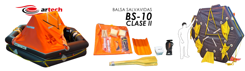 producto AR technology balsa salvavidas bs-10
