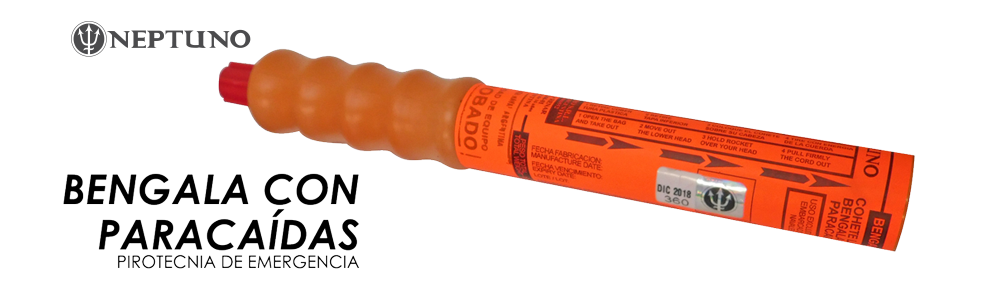 Artech bengala con paracaidas